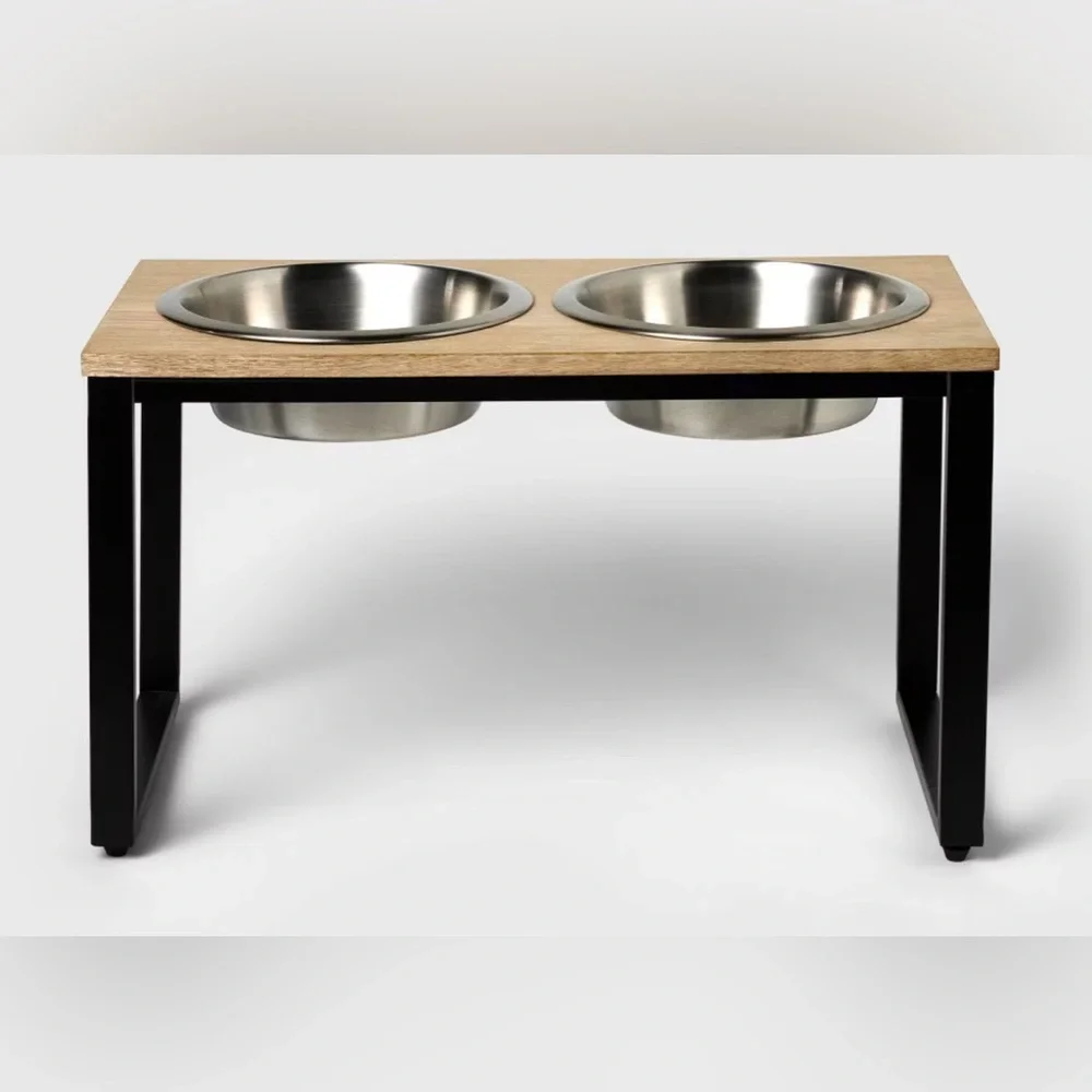 BOOTS & BARKLEY - Collapsible Elevated Feeder Double Cat & Dog Bowl